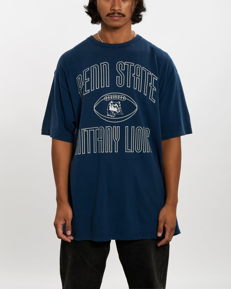 Vintage 90s NCAA Penn State Nittany Lions Tee <br>XL , The Real Deal , newtown, sydney, australia, thrift store, opshop, preloved, secondhand, sustainable, retro, antique, 70s, 80s, 90s, 2000s, 00s, fashion, clothing, streetwear, trendy, garment, style, boutique, store, shop, archive, sale, cheap, best, top