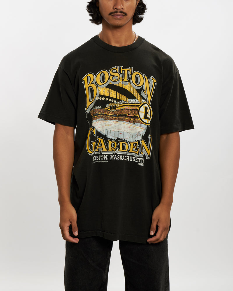 Vintage 90s NHL Boston Bruins Tee <br>XL , The Real Deal , newtown, sydney, australia, thrift store, opshop, preloved, secondhand, sustainable, retro, antique, 70s, 80s, 90s, 2000s, 00s, fashion, clothing, streetwear, trendy, garment, style, boutique, store, shop, archive, sale, cheap, best, top