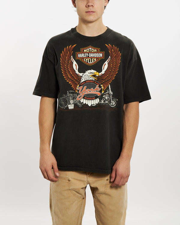 Vintage 1995 Harley Davidson Tee <br>L , The Real Deal , newtown, sydney, australia, thrift store, opshop, preloved, secondhand, sustainable, retro, antique, 70s, 80s, 90s, 2000s, 00s, fashion, clothing, streetwear, trendy, garment, style, boutique, store, shop, archive, sale, cheap, best, top