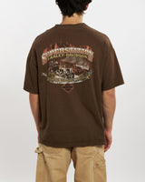 Vintage Harley Davidson Tee <br>M , The Real Deal , newtown, sydney, australia, thrift store, opshop, preloved, secondhand, sustainable, retro, antique, 70s, 80s, 90s, 2000s, 00s, fashion, clothing, streetwear, trendy, garment, style, boutique, store, shop, archive, sale, cheap, best, top