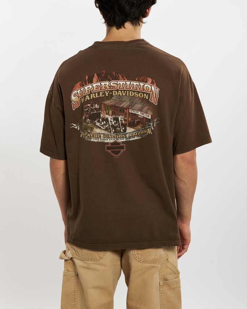 Vintage Harley Davidson Tee <br>M , The Real Deal , newtown, sydney, australia, thrift store, opshop, preloved, secondhand, sustainable, retro, antique, 70s, 80s, 90s, 2000s, 00s, fashion, clothing, streetwear, trendy, garment, style, boutique, store, shop, archive, sale, cheap, best, top