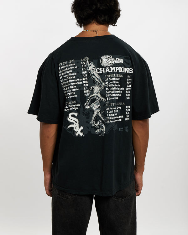 Vintage MLB Chicago White Sox Tee <br>L , The Real Deal , newtown, sydney, australia, thrift store, opshop, preloved, secondhand, sustainable, retro, antique, 70s, 80s, 90s, 2000s, 00s, fashion, clothing, streetwear, trendy, garment, style, boutique, store, shop, archive, sale, cheap, best, top