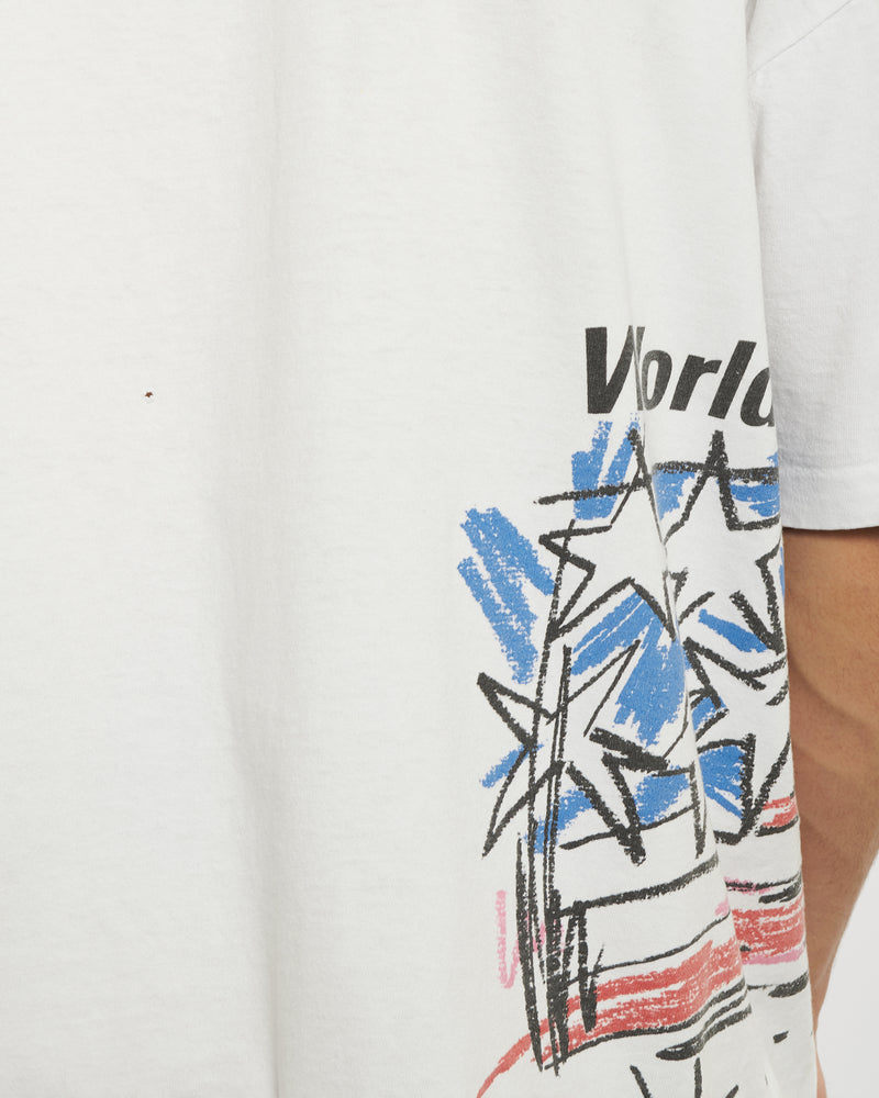 Vintage 1994 Adidas USA World Cup Tee <br>M , The Real Deal , newtown, sydney, australia, thrift store, opshop, preloved, secondhand, sustainable, retro, antique, 70s, 80s, 90s, 2000s, 00s, fashion, clothing, streetwear, trendy, garment, style, boutique, store, shop, archive, sale, cheap, best, top