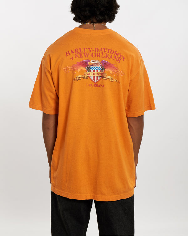 Vintage Harley Davidson Tee <br>XL , The Real Deal , newtown, sydney, australia, thrift store, opshop, preloved, secondhand, sustainable, retro, antique, 70s, 80s, 90s, 2000s, 00s, fashion, clothing, streetwear, trendy, garment, style, boutique, store, shop, archive, sale, cheap, best, top