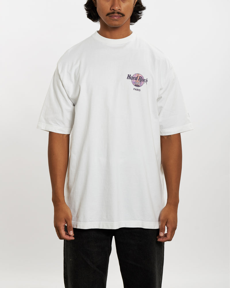 Vintage Hard Rock Cafe 'Paris' Tee <br>L , The Real Deal , newtown, sydney, australia, thrift store, opshop, preloved, secondhand, sustainable, retro, antique, 70s, 80s, 90s, 2000s, 00s, fashion, clothing, streetwear, trendy, garment, style, boutique, store, shop, archive, sale, cheap, best, top