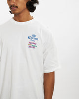 Vintage 90s Corona 'Cinco de Mayo' Tee <br>L , The Real Deal , newtown, sydney, australia, thrift store, opshop, preloved, secondhand, sustainable, retro, antique, 70s, 80s, 90s, 2000s, 00s, fashion, clothing, streetwear, trendy, garment, style, boutique, store, shop, archive, sale, cheap, best, top