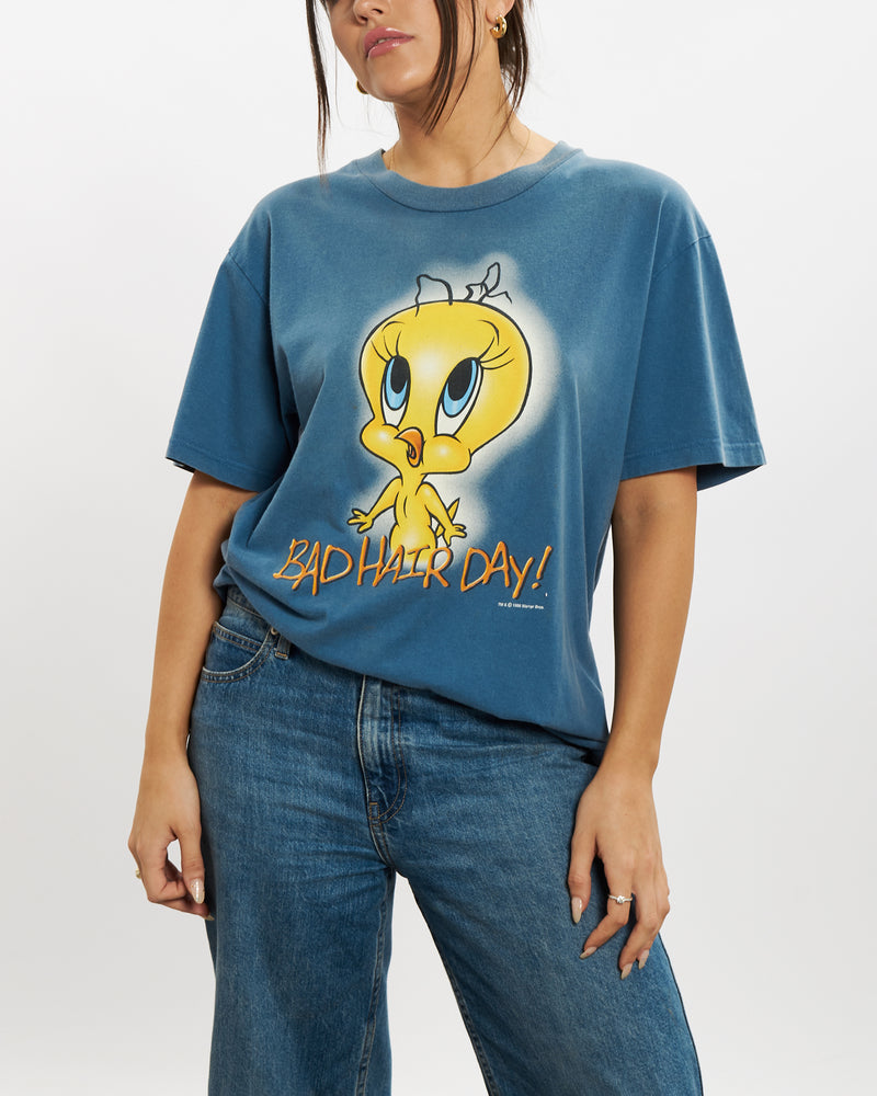 Vintage 1996 Looney Tunes Tweety Bird Tee <br>S , The Real Deal , newtown, sydney, australia, thrift store, opshop, preloved, secondhand, sustainable, retro, antique, 70s, 80s, 90s, 2000s, 00s, fashion, clothing, streetwear, trendy, garment, style, boutique, store, shop, archive, sale, cheap, best, top