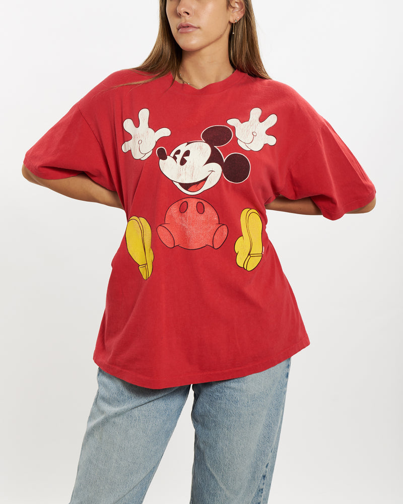 Vintage 90s Disney Mickey Mouse Tee <br>M , The Real Deal , newtown, sydney, australia, thrift store, opshop, preloved, secondhand, sustainable, retro, antique, 70s, 80s, 90s, 2000s, 00s, fashion, clothing, streetwear, trendy, garment, style, boutique, store, shop, archive, sale, cheap, best, top