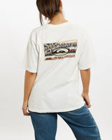 Vintage 90s Quiksilver Tee <br>S , The Real Deal , newtown, sydney, australia, thrift store, opshop, preloved, secondhand, sustainable, retro, antique, 70s, 80s, 90s, 2000s, 00s, fashion, clothing, streetwear, trendy, garment, style, boutique, store, shop, archive, sale, cheap, best, top