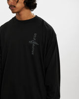 90s Quiksilver Long Sleeve Tee <br>L