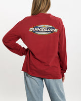 Vintage 90s Quiksilver Long Sleeve Tee <br>M , The Real Deal , newtown, sydney, australia, thrift store, opshop, preloved, secondhand, sustainable, retro, antique, 70s, 80s, 90s, 2000s, 00s, fashion, clothing, streetwear, trendy, garment, style, boutique, store, shop, archive, sale, cheap, best, top