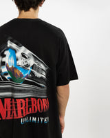 Vintage 90s Marlboro Cigarettes Pocket Tee <br>L , The Real Deal , newtown, sydney, australia, thrift store, opshop, preloved, secondhand, sustainable, retro, antique, 70s, 80s, 90s, 2000s, 00s, fashion, clothing, streetwear, trendy, garment, style, boutique, store, shop, archive, sale, cheap, best, top