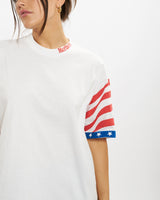 Vintage 90s Marlboro Cigarettes Tee <br>XS , The Real Deal , newtown, sydney, australia, thrift store, opshop, preloved, secondhand, sustainable, retro, antique, 70s, 80s, 90s, 2000s, 00s, fashion, clothing, streetwear, trendy, garment, style, boutique, store, shop, archive, sale, cheap, best, top