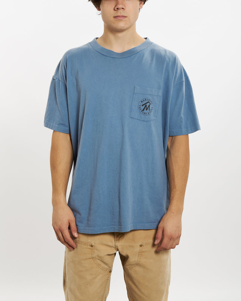 Vintage 90s Marlboro Cigarettes Pocket Tee <br>L , The Real Deal , newtown, sydney, australia, thrift store, opshop, preloved, secondhand, sustainable, retro, antique, 70s, 80s, 90s, 2000s, 00s, fashion, clothing, streetwear, trendy, garment, style, boutique, store, shop, archive, sale, cheap, best, top