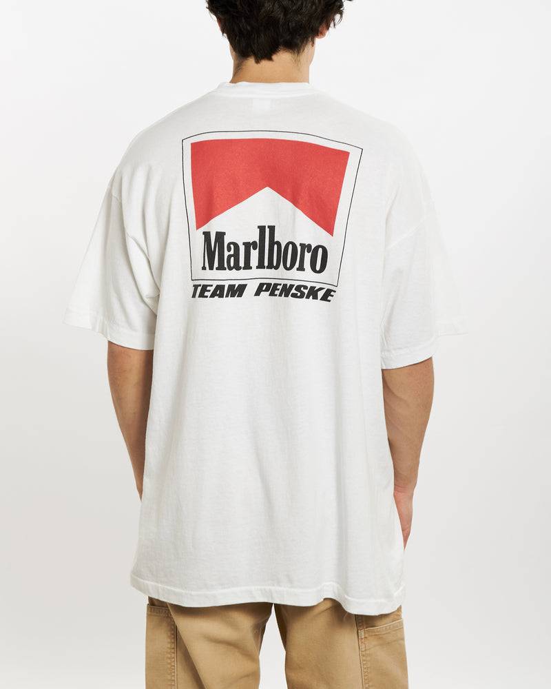 Vintage 90s Marlboro Cigarettes Pocket Tee <br>L , The Real Deal , newtown, sydney, australia, thrift store, opshop, preloved, secondhand, sustainable, retro, antique, 70s, 80s, 90s, 2000s, 00s, fashion, clothing, streetwear, trendy, garment, style, boutique, store, shop, archive, sale, cheap, best, top