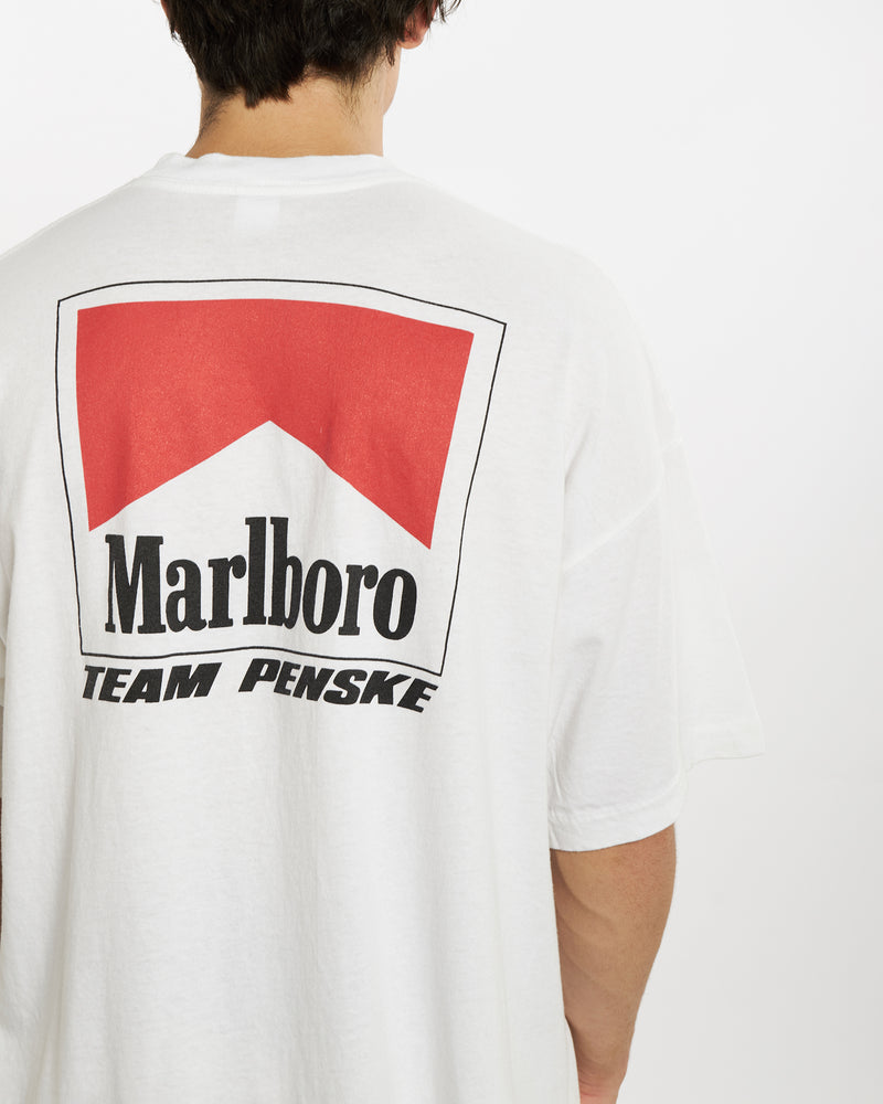 Vintage 90s Marlboro Cigarettes Pocket Tee <br>L , The Real Deal , newtown, sydney, australia, thrift store, opshop, preloved, secondhand, sustainable, retro, antique, 70s, 80s, 90s, 2000s, 00s, fashion, clothing, streetwear, trendy, garment, style, boutique, store, shop, archive, sale, cheap, best, top