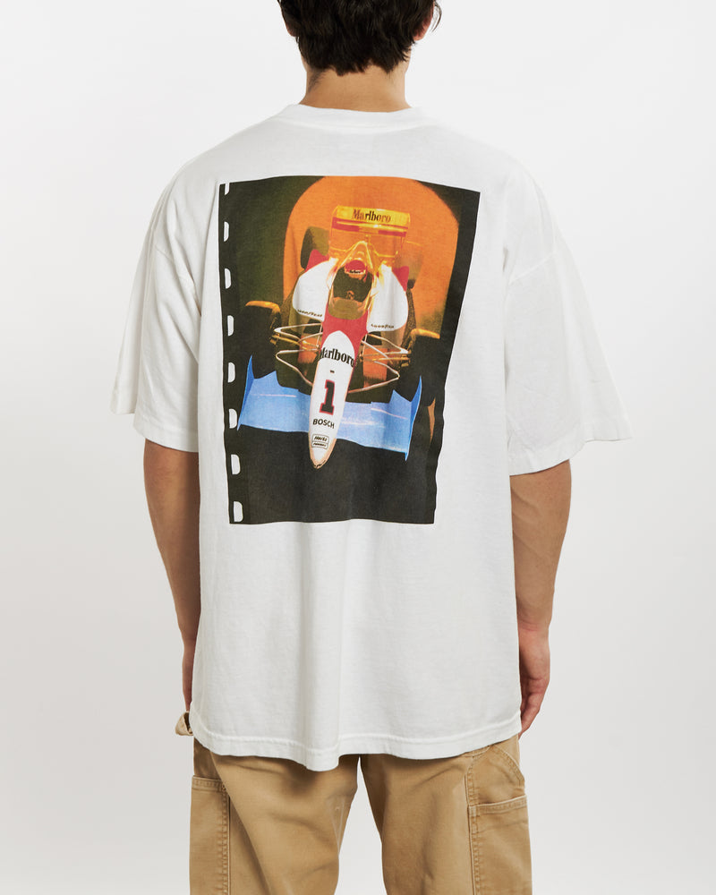 Vintage 90s Marlboro Cigarettes Pocket Tee <br>L , The Real Deal , newtown, sydney, australia, thrift store, opshop, preloved, secondhand, sustainable, retro, antique, 70s, 80s, 90s, 2000s, 00s, fashion, clothing, streetwear, trendy, garment, style, boutique, store, shop, archive, sale, cheap, best, top