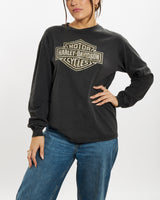 Vintage 1997 Harley Davidson Long Sleeve Tee <br>S , The Real Deal , newtown, sydney, australia, thrift store, opshop, preloved, secondhand, sustainable, retro, antique, 70s, 80s, 90s, 2000s, 00s, fashion, clothing, streetwear, trendy, garment, style, boutique, store, shop, archive, sale, cheap, best, top