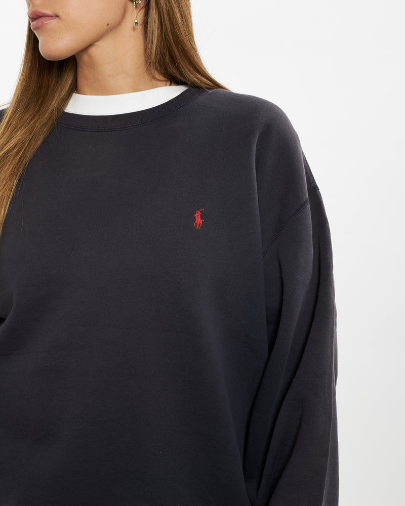Vintage 90s Polo Ralph Lauren Sweatshirt <br>M , The Real Deal , newtown, sydney, australia, thrift store, opshop, preloved, secondhand, sustainable, retro, antique, 70s, 80s, 90s, 2000s, 00s, fashion, clothing, streetwear, trendy, garment, style, boutique, store, shop, archive, sale, cheap, best, top