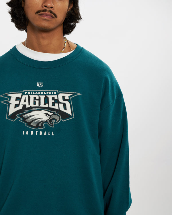 90s NFL Philadelphia Eagles Sweatshirt <br>L
