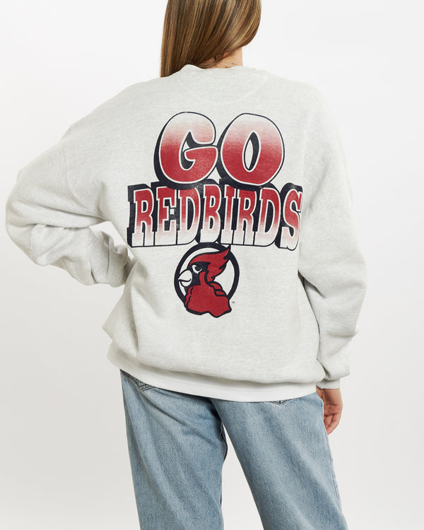 90s Illinois State 'Red Birds' Sweatshirt <br>M