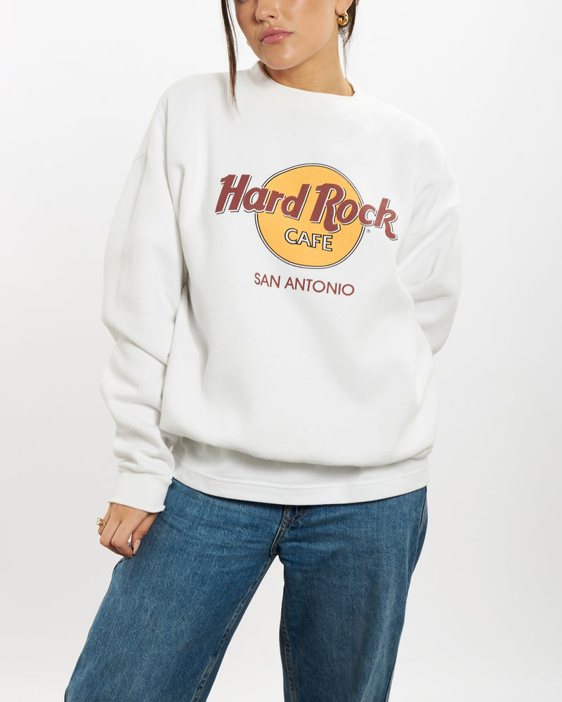 Vintage 90s Hard Rock Cafe Sweatshirt <br>S , The Real Deal , newtown, sydney, australia, thrift store, opshop, preloved, secondhand, sustainable, retro, antique, 70s, 80s, 90s, 2000s, 00s, fashion, clothing, streetwear, trendy, garment, style, boutique, store, shop, archive, sale, cheap, best, top