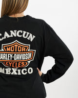 Vintage Harley Davidson Long Sleeve Tee <br>M , The Real Deal , newtown, sydney, australia, thrift store, opshop, preloved, secondhand, sustainable, retro, antique, 70s, 80s, 90s, 2000s, 00s, fashion, clothing, streetwear, trendy, garment, style, boutique, store, shop, archive, sale, cheap, best, top