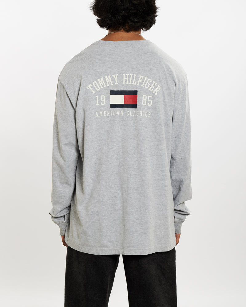 Vintage Tommy Hilfiger Long Sleeve Tee <br>L , The Real Deal , newtown, sydney, australia, thrift store, opshop, preloved, secondhand, sustainable, retro, antique, 70s, 80s, 90s, 2000s, 00s, fashion, clothing, streetwear, trendy, garment, style, boutique, store, shop, archive, sale, cheap, best, top