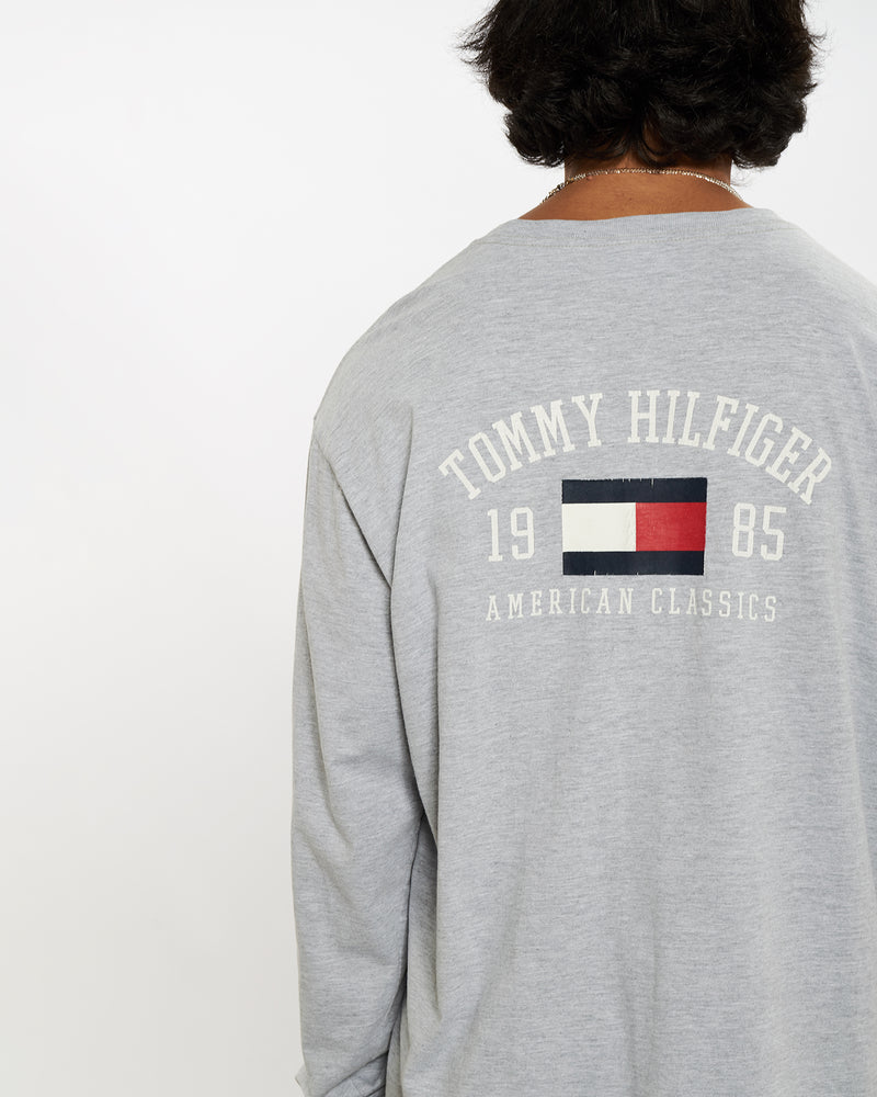 Vintage Tommy Hilfiger Long Sleeve Tee <br>L , The Real Deal , newtown, sydney, australia, thrift store, opshop, preloved, secondhand, sustainable, retro, antique, 70s, 80s, 90s, 2000s, 00s, fashion, clothing, streetwear, trendy, garment, style, boutique, store, shop, archive, sale, cheap, best, top