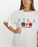 Vintage 90s Fila 'Italia' Tee <br>M , The Real Deal , newtown, sydney, australia, thrift store, opshop, preloved, secondhand, sustainable, retro, antique, 70s, 80s, 90s, 2000s, 00s, fashion, clothing, streetwear, trendy, garment, style, boutique, store, shop, archive, sale, cheap, best, top