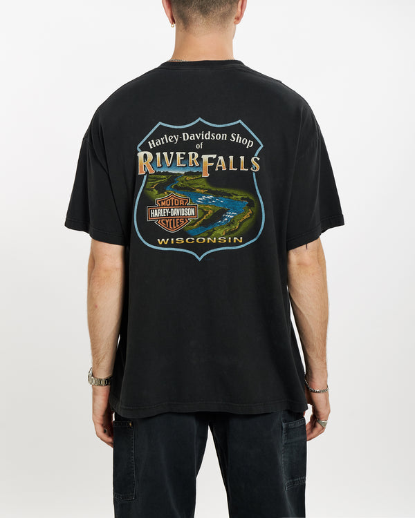 Vintage Harley Davidson Tee <br>L , The Real Deal , newtown, sydney, australia, thrift store, opshop, preloved, secondhand, sustainable, retro, antique, 70s, 80s, 90s, 2000s, 00s, fashion, clothing, streetwear, trendy, garment, style, boutique, store, shop, archive, sale, cheap, best, top