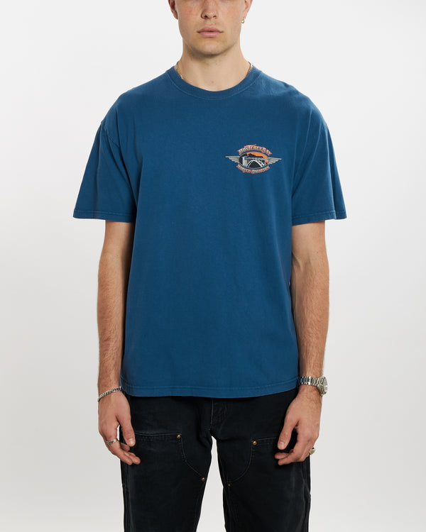 Vintage Harley Davidson Tee <br>M , The Real Deal , newtown, sydney, australia, thrift store, opshop, preloved, secondhand, sustainable, retro, antique, 70s, 80s, 90s, 2000s, 00s, fashion, clothing, streetwear, trendy, garment, style, boutique, store, shop, archive, sale, cheap, best, top