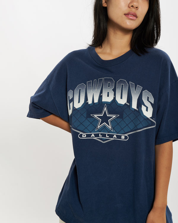 Vintage 90s NFL Dallas Cowboys Tee <br>M , The Real Deal , newtown, sydney, australia, thrift store, opshop, preloved, secondhand, sustainable, retro, antique, 70s, 80s, 90s, 2000s, 00s, fashion, clothing, streetwear, trendy, garment, style, boutique, store, shop, archive, sale, cheap, best, top