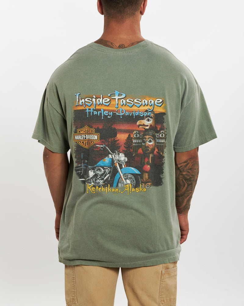 Vintage Harley Davidson Tee <br>XL , The Real Deal , newtown, sydney, australia, thrift store, opshop, preloved, secondhand, sustainable, retro, antique, 70s, 80s, 90s, 2000s, 00s, fashion, clothing, streetwear, trendy, garment, style, boutique, store, shop, archive, sale, cheap, best, top