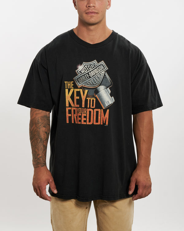 Vintage Harley Davidson Tee <br>XL , The Real Deal , newtown, sydney, australia, thrift store, opshop, preloved, secondhand, sustainable, retro, antique, 70s, 80s, 90s, 2000s, 00s, fashion, clothing, streetwear, trendy, garment, style, boutique, store, shop, archive, sale, cheap, best, top