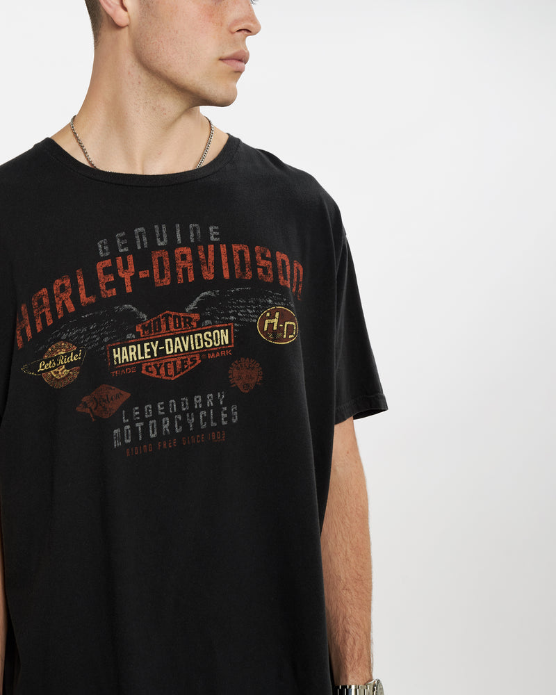 Vintage Harley Davidson Tee <br>L , The Real Deal , newtown, sydney, australia, thrift store, opshop, preloved, secondhand, sustainable, retro, antique, 70s, 80s, 90s, 2000s, 00s, fashion, clothing, streetwear, trendy, garment, style, boutique, store, shop, archive, sale, cheap, best, top