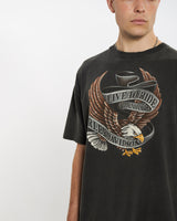 Vintage 90s Harley Davidson Tee <br>L , The Real Deal , newtown, sydney, australia, thrift store, opshop, preloved, secondhand, sustainable, retro, antique, 70s, 80s, 90s, 2000s, 00s, fashion, clothing, streetwear, trendy, garment, style, boutique, store, shop, archive, sale, cheap, best, top