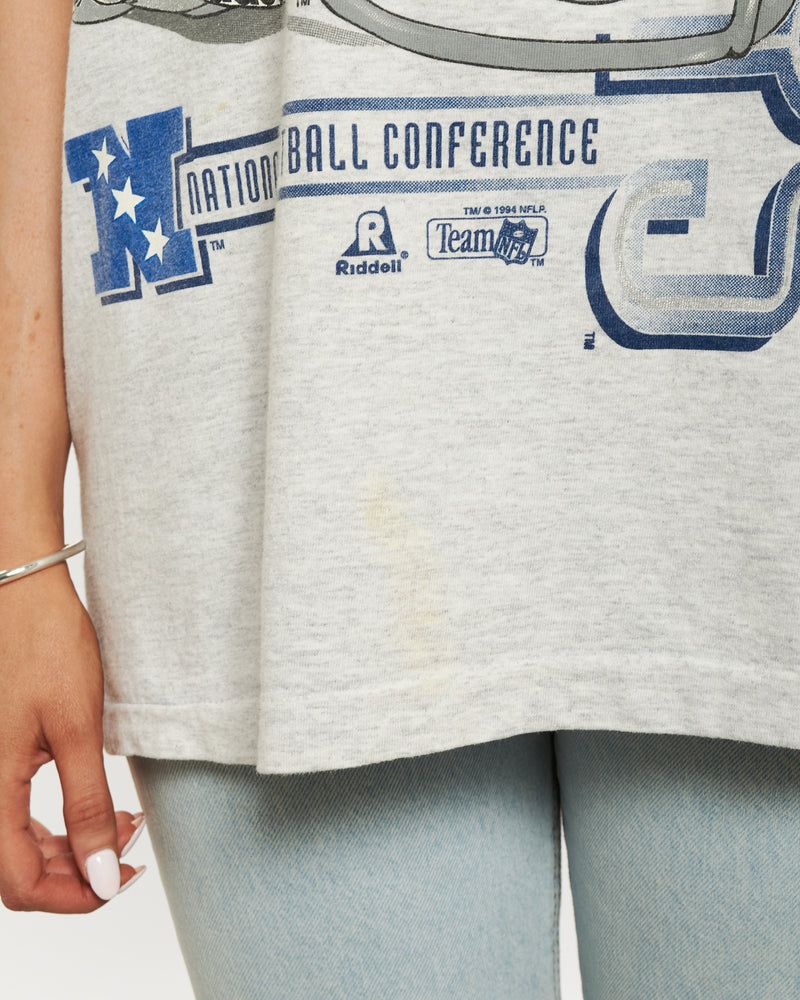 Vintage 1994 NFL Dallas Cowboys Tee <br>M , The Real Deal , newtown, sydney, australia, thrift store, opshop, preloved, secondhand, sustainable, retro, antique, 70s, 80s, 90s, 2000s, 00s, fashion, clothing, streetwear, trendy, garment, style, boutique, store, shop, archive, sale, cheap, best, top