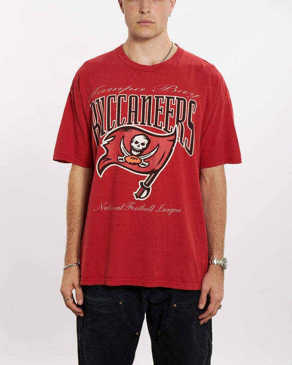 Vintage 1997 NFL Tampa Bay Buccaneers Tee <br>L , The Real Deal , newtown, sydney, australia, thrift store, opshop, preloved, secondhand, sustainable, retro, antique, 70s, 80s, 90s, 2000s, 00s, fashion, clothing, streetwear, trendy, garment, style, boutique, store, shop, archive, sale, cheap, best, top