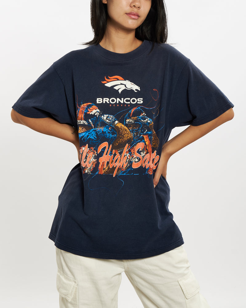 Vintage 90s NFL Denver Broncos Tee <br>M , The Real Deal , newtown, sydney, australia, thrift store, opshop, preloved, secondhand, sustainable, retro, antique, 70s, 80s, 90s, 2000s, 00s, fashion, clothing, streetwear, trendy, garment, style, boutique, store, shop, archive, sale, cheap, best, top