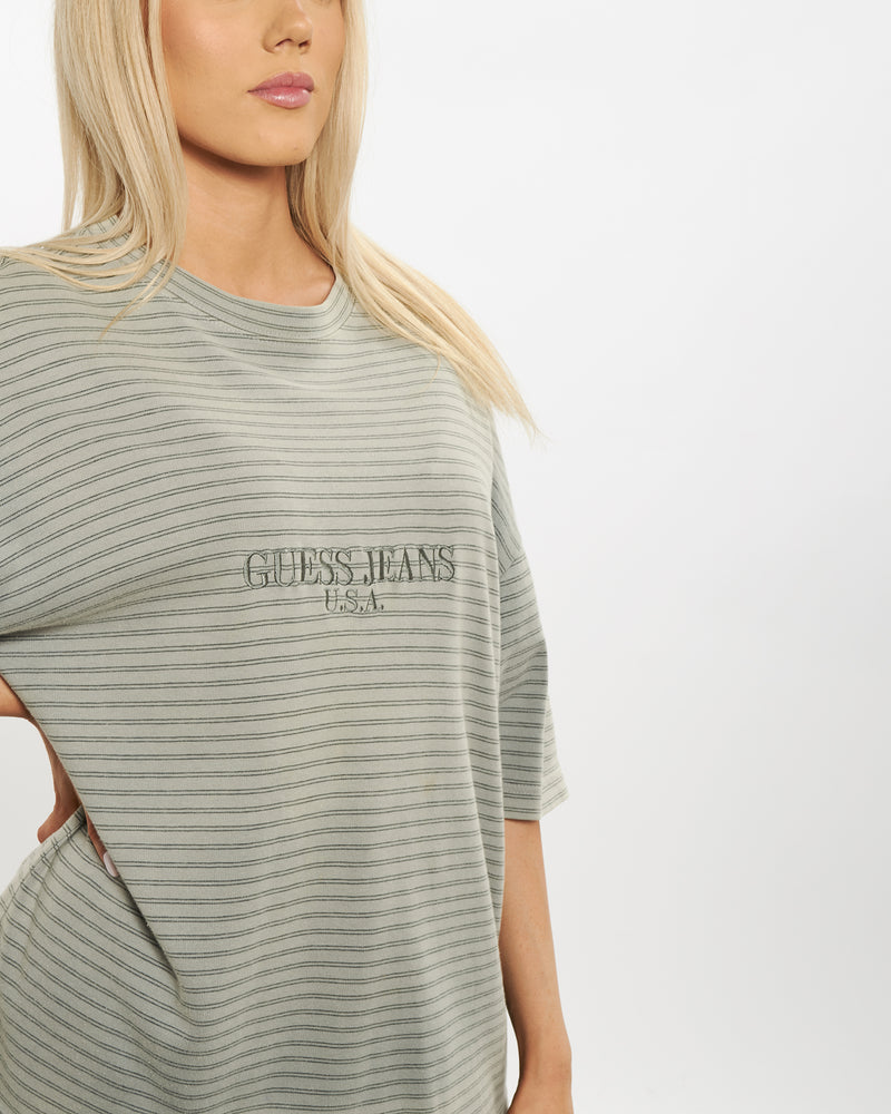 Vintage Guess Jeans Striped Tee <br>M