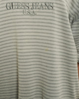Vintage Guess Jeans Striped Tee <br>M , The Real Deal , newtown, sydney, australia, thrift store, opshop, preloved, secondhand, sustainable, retro, antique, 70s, 80s, 90s, 2000s, 00s, fashion, clothing, streetwear, trendy, garment, style, boutique, store, shop, archive, sale, cheap, best, top