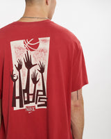 Vintage 90s Nike 'Hoops' Tee <br>L , The Real Deal , newtown, sydney, australia, thrift store, opshop, preloved, secondhand, sustainable, retro, antique, 70s, 80s, 90s, 2000s, 00s, fashion, clothing, streetwear, trendy, garment, style, boutique, store, shop, archive, sale, cheap, best, top