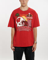 Vintage NCAA Wisconsin Badgers Tee <br>L , The Real Deal , newtown, sydney, australia, thrift store, opshop, preloved, secondhand, sustainable, retro, antique, 70s, 80s, 90s, 2000s, 00s, fashion, clothing, streetwear, trendy, garment, style, boutique, store, shop, archive, sale, cheap, best, top