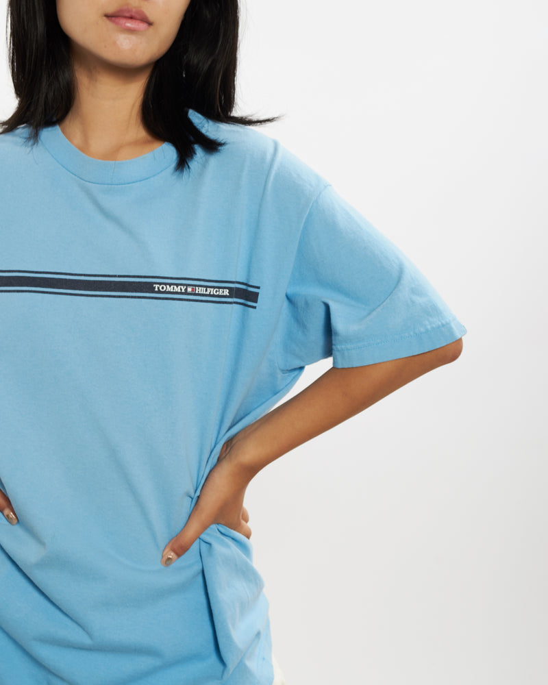 Vintage 90s Tommy Hilfiger Tee <br>M , The Real Deal , newtown, sydney, australia, thrift store, opshop, preloved, secondhand, sustainable, retro, antique, 70s, 80s, 90s, 2000s, 00s, fashion, clothing, streetwear, trendy, garment, style, boutique, store, shop, archive, sale, cheap, best, top