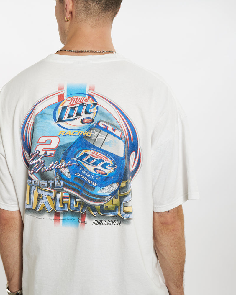 Vintage NASCAR Racing Tee <br>L , The Real Deal , newtown, sydney, australia, thrift store, opshop, preloved, secondhand, sustainable, retro, antique, 70s, 80s, 90s, 2000s, 00s, fashion, clothing, streetwear, trendy, garment, style, boutique, store, shop, archive, sale, cheap, best, top