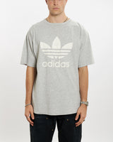 Vintage 90s Adidas Tee <br>L , The Real Deal , newtown, sydney, australia, thrift store, opshop, preloved, secondhand, sustainable, retro, antique, 70s, 80s, 90s, 2000s, 00s, fashion, clothing, streetwear, trendy, garment, style, boutique, store, shop, archive, sale, cheap, best, top