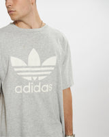 Vintage 90s Adidas Tee <br>L , The Real Deal , newtown, sydney, australia, thrift store, opshop, preloved, secondhand, sustainable, retro, antique, 70s, 80s, 90s, 2000s, 00s, fashion, clothing, streetwear, trendy, garment, style, boutique, store, shop, archive, sale, cheap, best, top