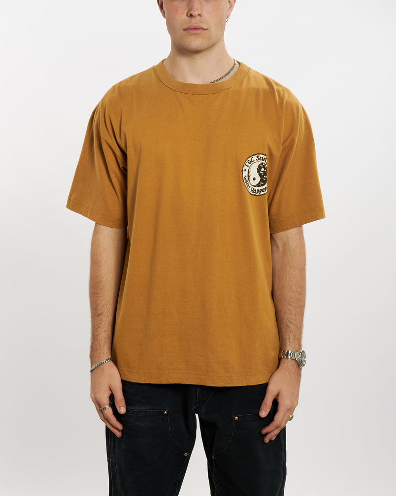 Vintage 90s T&C Surf Design Tee <br>L , The Real Deal , newtown, sydney, australia, thrift store, opshop, preloved, secondhand, sustainable, retro, antique, 70s, 80s, 90s, 2000s, 00s, fashion, clothing, streetwear, trendy, garment, style, boutique, store, shop, archive, sale, cheap, best, top