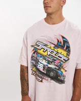 Vintage 'Smashin' Gas' Racing Tee <br>XL , The Real Deal , newtown, sydney, australia, thrift store, opshop, preloved, secondhand, sustainable, retro, antique, 70s, 80s, 90s, 2000s, 00s, fashion, clothing, streetwear, trendy, garment, style, boutique, store, shop, archive, sale, cheap, best, top